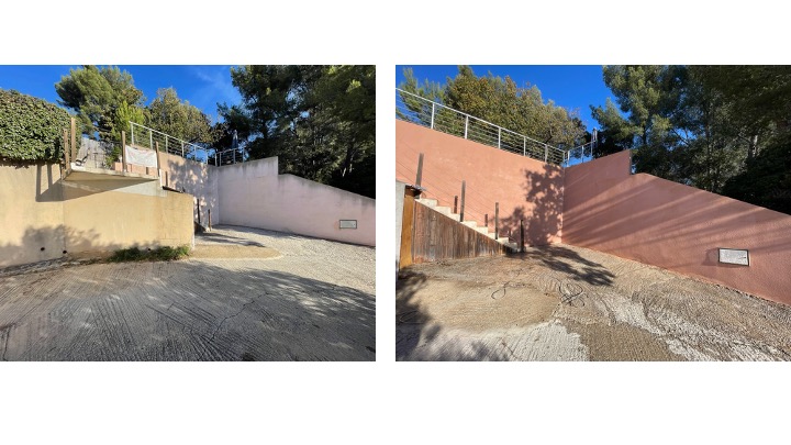 Nettoyage de toiture et traitement hydrofuge de toiture ; Entretien des panneaux solaires ou entretien des panneaux photovoltaïques ; Nettoyage et traitement hydrofuge des façades ; Nettoyage et traitement hydrofuge des Bardages ; Nettoyage des terrasses ; Nettoyage des sols extérieurs ; Nettoyage de la vitrerie par Drone.